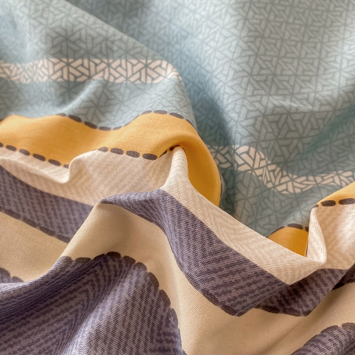 91家纺网 家纺一手货源 找家纺 帛织澜家纺 2025新款12868全棉喷气印花枕套 莫兰迪-兰