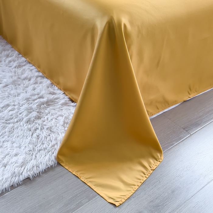 91家纺网 家纺一手货源 找家纺 梦舒羽 2025新款夏凉被空调被可机洗儿童被夏季双人夏被四件套 暗香橙