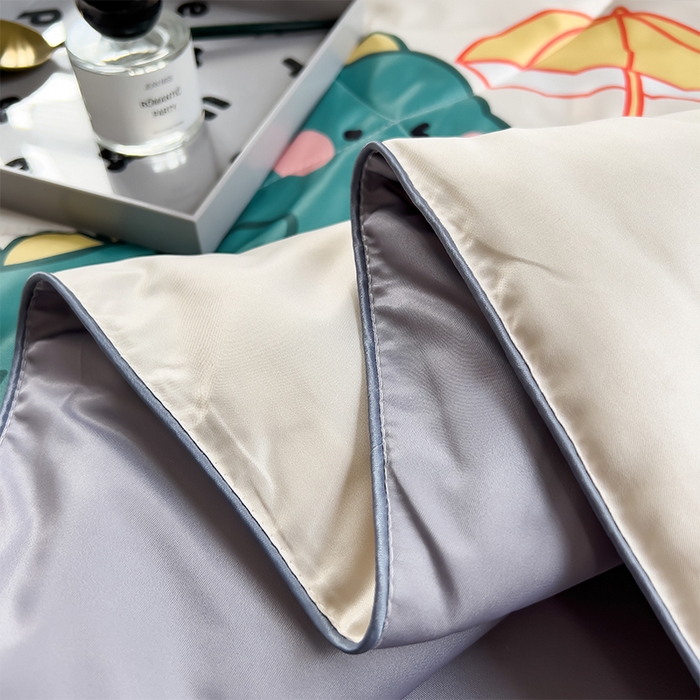 91家纺网 家纺一手货源 找家纺 梦舒羽 2025新款夏凉被空调被可机洗儿童被夏季双人夏被四件套 顽皮恐龙