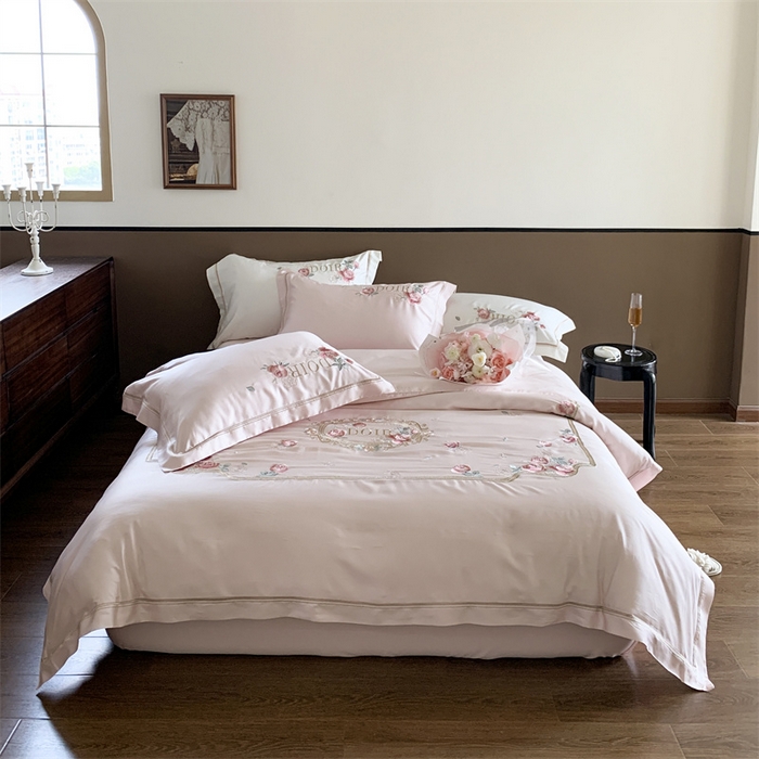 91家纺网 家纺一手货源 找家纺 （总）馨蕊家居 2023春夏新品LF奥地利兰精天丝高定系列四件套-秘密花园