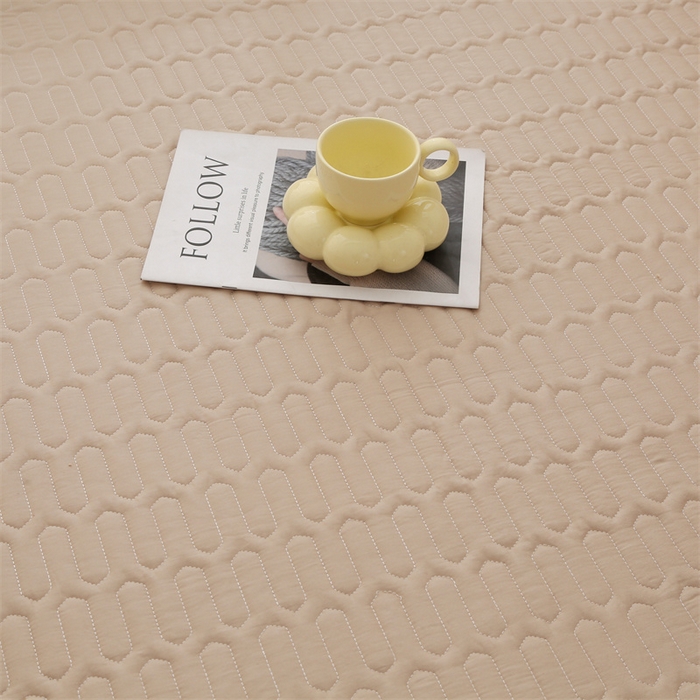 91家纺网 家纺一手货源 找家纺 美优兰 2023新款全棉素色榻榻米垫 秋香驼