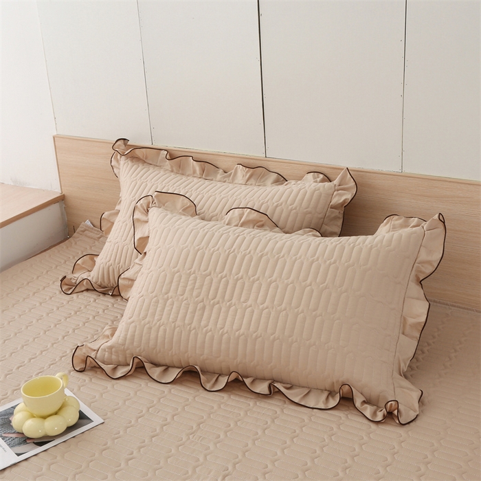 91家纺网 家纺一手货源 找家纺 美优兰 2023新款全棉素色榻榻米垫 秋香驼