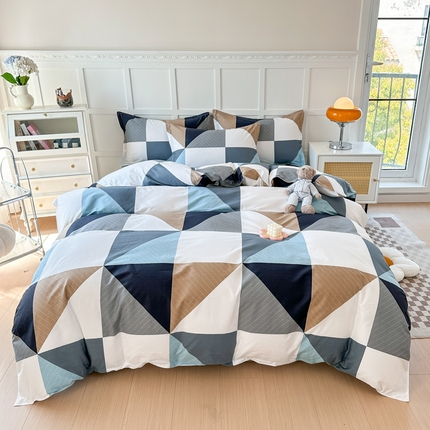 91家纺网 家纺一手货源 找家纺 （总）帛织澜 12868全棉喷气印花四件套