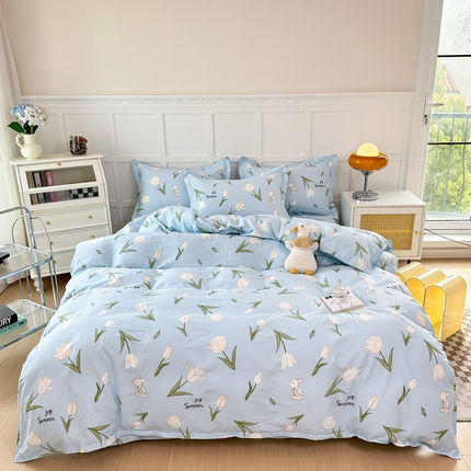 91家纺网 家纺一手货源 找家纺 （总）帛织澜 12868全棉喷气印花四件套