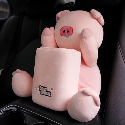 仟亿莱 2023新款车载纸巾盒 车载猪猪