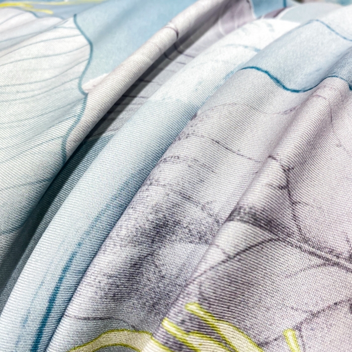 91家纺网 家纺一手货源 找家纺 红日子纺织品 2023新款水洗真丝印花四件套 夏日风情