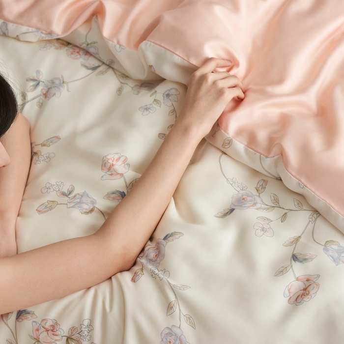 91家纺网 家纺一手货源 找家纺 （总）时年 2023新款天丝印花四件套