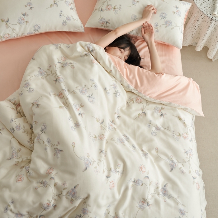 91家纺网 家纺一手货源 找家纺 （总）时年 2023新款天丝印花四件套