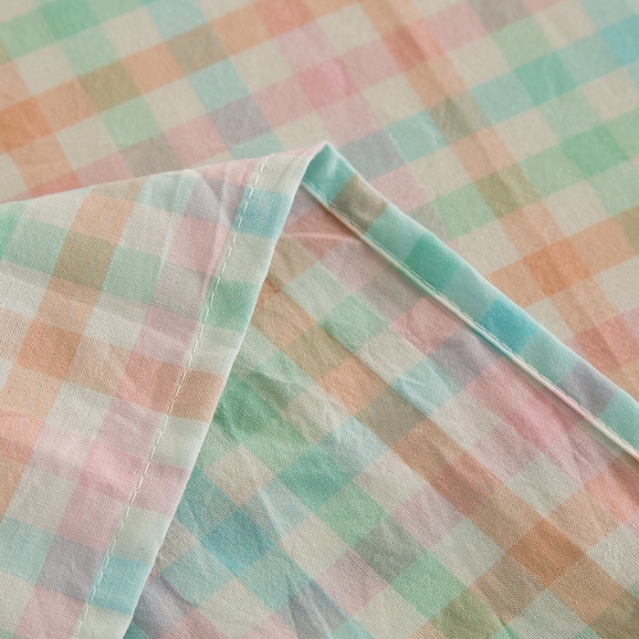 91家纺网 家纺一手货源 找家纺 （总）柠萌家居 2023最新无印良品风格A类全棉色织水洗棉单床单