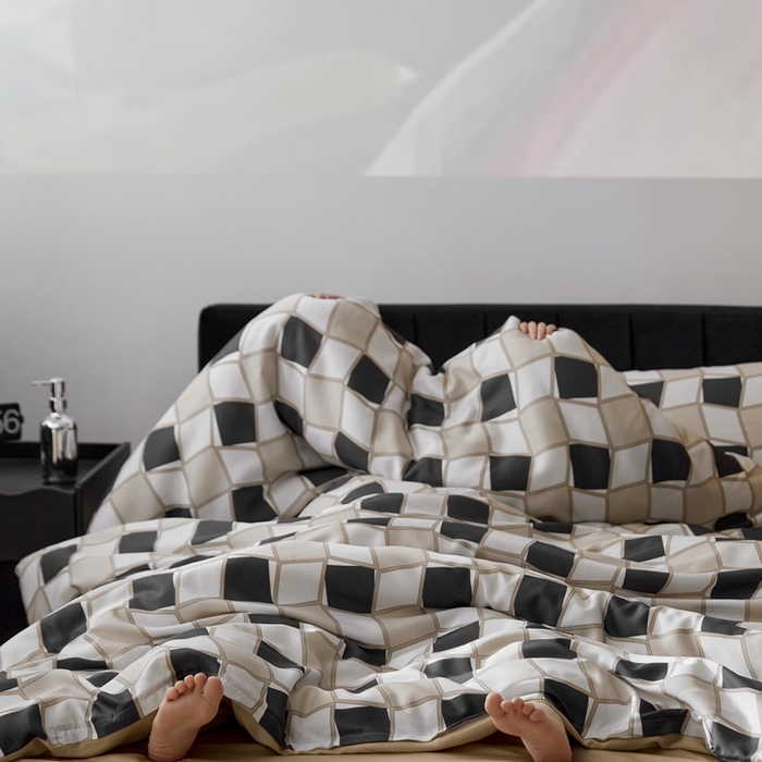 91家纺网 家纺一手货源 找家纺 时年 2023新款天丝印花四件套 至尚