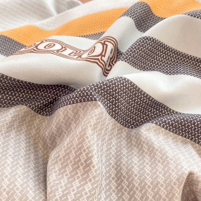 91家纺网 家纺一手货源 找家纺 妖妖家纺 2023铂金高克重植物羊绒130克斜纹印花四件套 繁茵