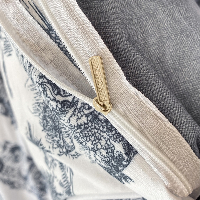 91家纺网 家纺一手货源 找家纺 妖妖家纺 2023铂金高克重植物羊绒130克斜纹印花四件套 观雅