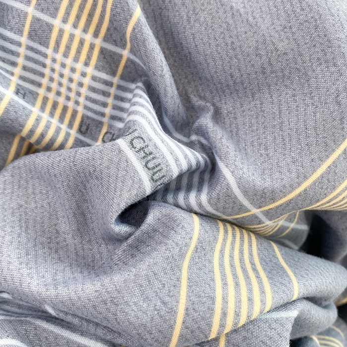 91家纺网 家纺一手货源 找家纺 妖妖家纺 2023铂金高克重植物羊绒130克斜纹印花四件套 素雅