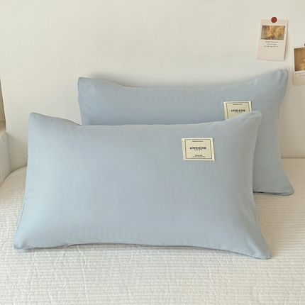 91家纺网 家纺一手货源 找家纺 （总）芷凡家纺 2023新款雅棉斜纹磨毛贴标枕套