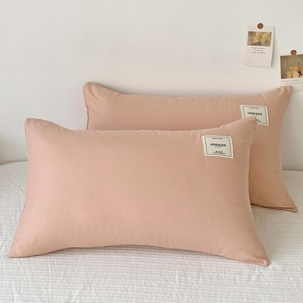 91家纺网 家纺一手货源 找家纺 （总）芷凡家纺 2023新款雅棉斜纹磨毛贴标枕套