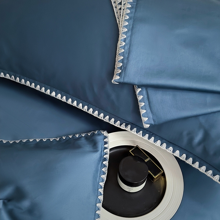 91家纺网 家纺一手货源 找家纺 （总）怡家居2023新款100支长绒棉贝壳针四件套