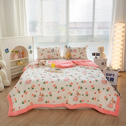 91家纺网 家纺一手货源 找家纺 （总）简宜家居 2023新款全棉豆豆绒夏被