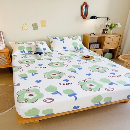 91家纺网 家纺一手货源 找家纺 （总）印季 2023新款全棉加厚老粗布单品床笠