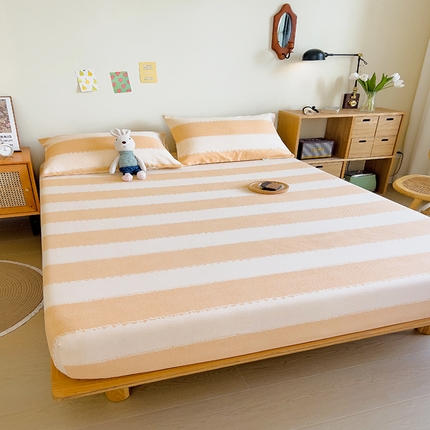 91家纺网 家纺一手货源 找家纺 （总）印季 2023新款全棉加厚老粗布单品床笠