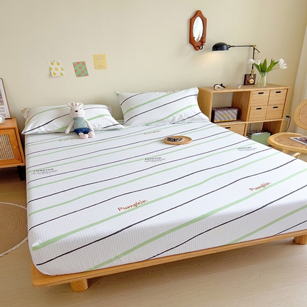 91家纺网 家纺一手货源 找家纺 （总）印季 2023新款全棉加厚老粗布单品床笠