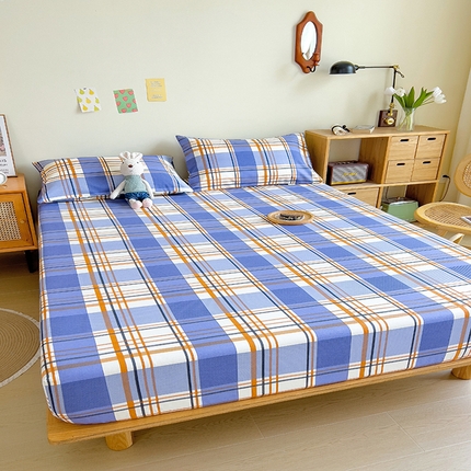 91家纺网 家纺一手货源 找家纺 （总）印季 2023新款全棉加厚老粗布单品床笠