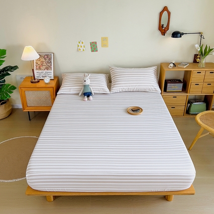 91家纺网 家纺一手货源 找家纺 （总）印季 2023新款全棉加厚老粗布单品床笠