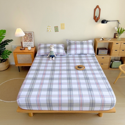 91家纺网 家纺一手货源 找家纺 （总）印季 2023新款全棉加厚老粗布单品床笠