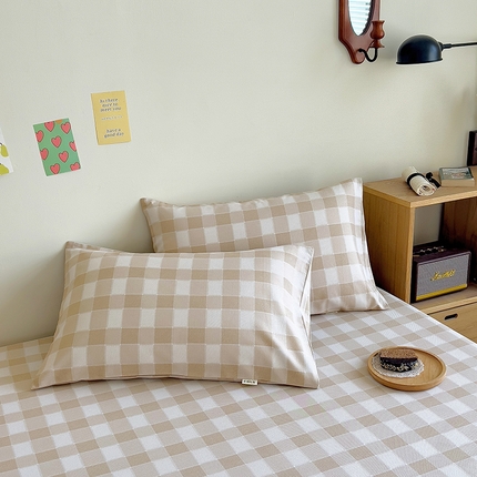 91家纺网 家纺一手货源 找家纺 （总）印季 2023新款全棉加厚老粗布单品枕套