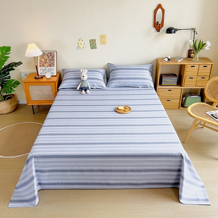 91家纺网 家纺一手货源 找家纺 （总）印季 2023新款全棉加厚老粗布单床单