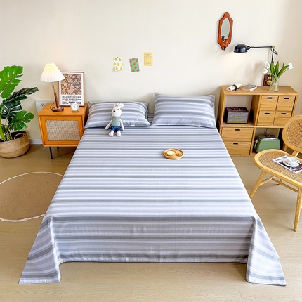 91家纺网 家纺一手货源 找家纺 （总）印季 2023新款全棉加厚老粗布单床单