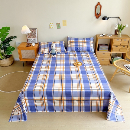 91家纺网 家纺一手货源 找家纺 （总）印季 2023新款全棉加厚老粗布单床单