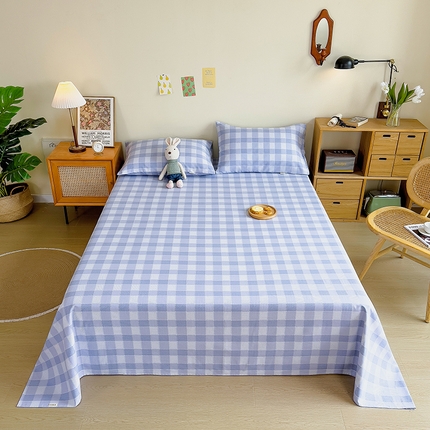 91家纺网 家纺一手货源 找家纺 （总）印季 2023新款全棉加厚老粗布单床单