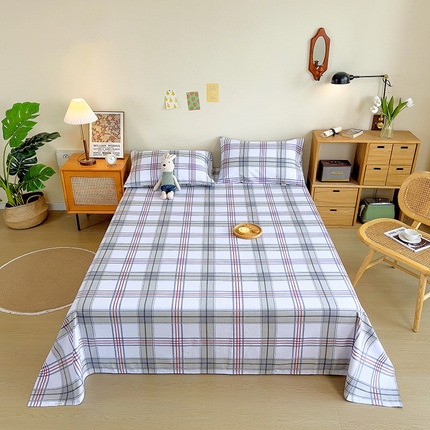 91家纺网 家纺一手货源 找家纺 （总）印季 2023新款全棉加厚老粗布单床单