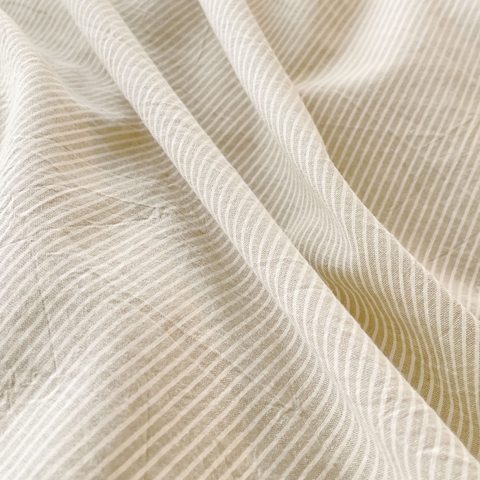 91家纺网 家纺一手货源 找家纺 金丝鸟 2023新款全棉水洗棉简单款条纹系列 简约条纹 湖水绿