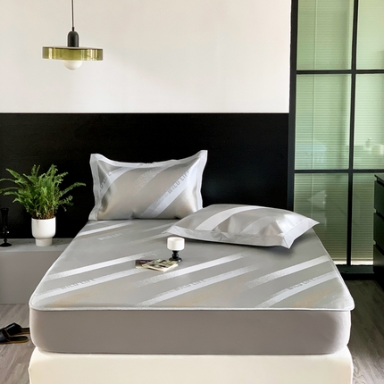 JUICY 橘滋家纺 2023新款高端可水洗提花冰丝席床笠款-场景二 克洛伊