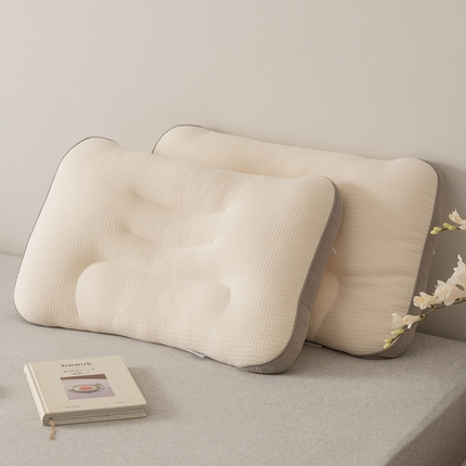 91家纺网 家纺一手货源 找家纺 （总）拾光枕芯 2023新款全棉针织菠萝护颈枕