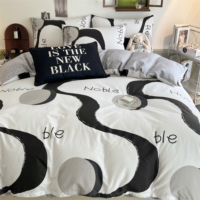 91家纺网 家纺一手货源 找家纺 HL原创 2023新款13070全棉40支四件套 简爱