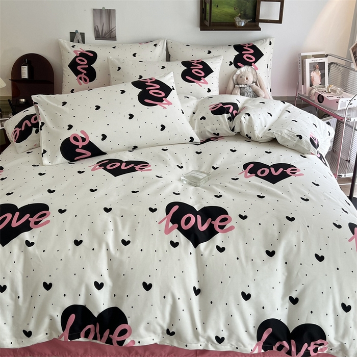 91家纺网 家纺一手货源 找家纺 HL原创 2023新款13070全棉40支四件套 城市之恋