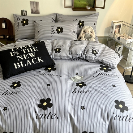 HL原创 2023新款13070全棉40支四件套 绅士