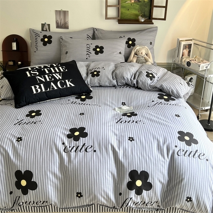 91家纺网 家纺一手货源 找家纺 HL原创 2023新款13070全棉40支四件套 绅士