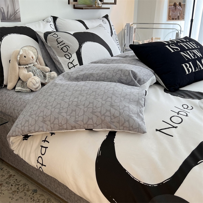 91家纺网 家纺一手货源 找家纺 HL原创 2023新款13070全棉40支四件套 简爱