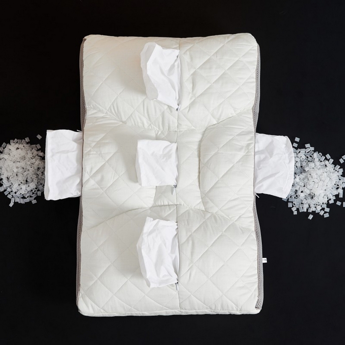 91家纺网 家纺一手货源 找家纺 （总）星芯合 2024新款五维铜纤维软管枕 48*74