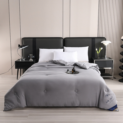 壹张床 2023新款酒店同款春秋被冬被 灰色