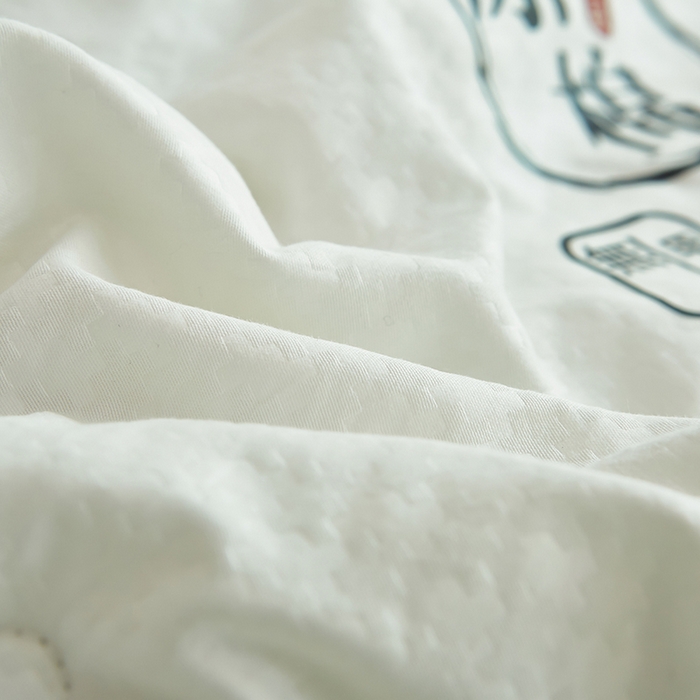 91家纺网 家纺一手货源 找家纺 中国龙 2023泡泡夏凉被空调被夏被薄款被子学生宿舍简约风被褥舒适春夏 米黄