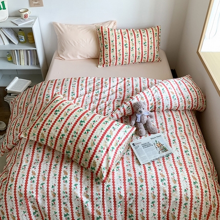 91家纺网 家纺一手货源 找家纺 （总）尺素2023年新款韩国ins博主卡通风系列四件套