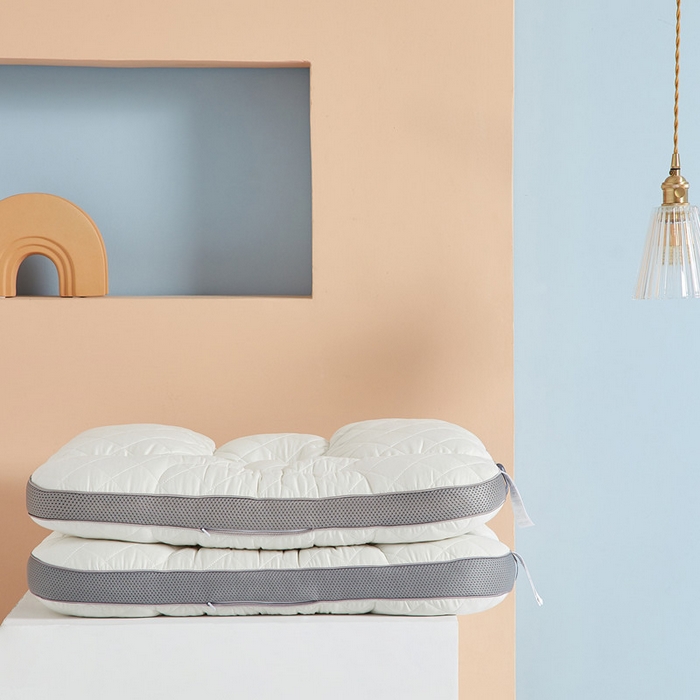 91家纺网 家纺一手货源 找家纺 （总）星芯合 2024新款铜纤维五度空间软管枕 48*74/只