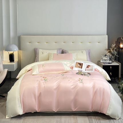 91家纺网 家纺一手货源 找家纺 （总）七七-2025新款水洗真丝四件套-安夏