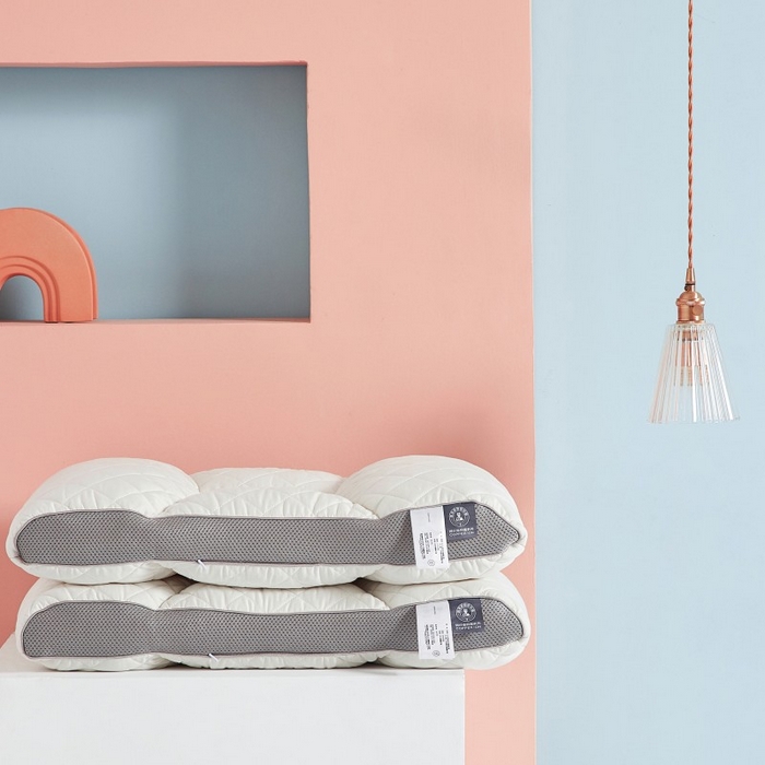 91家纺网 家纺一手货源 找家纺 （总）星芯合 2024新款五维铜纤维软管枕 48*74