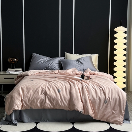 91家纺网 家纺一手货源 找家纺 （总）芯氧 2023新款80支全棉剪花+提花夏被春秋被冬被