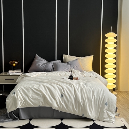 91家纺网 家纺一手货源 找家纺 （总）芯氧 2023新款80支全棉剪花+提花夏被春秋被冬被